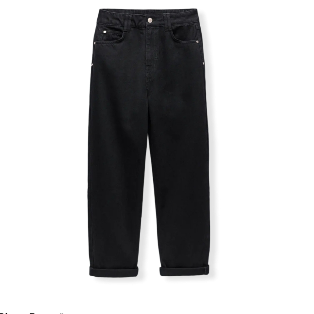 Zara relaxed high waisted mom fit jeans - Picture 2 of 4